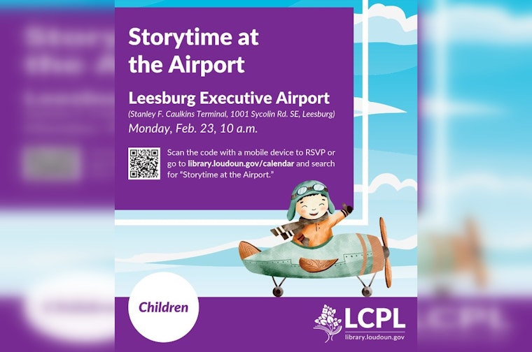 Leesburg Executive Airport Partners with Loudoun Library for Free 'Storytime at the Airport' Event for Families