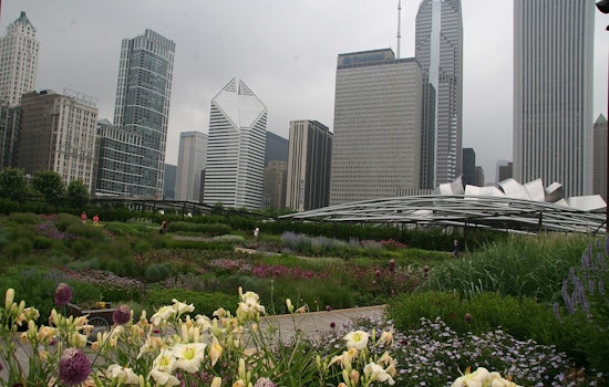 Loop’s Lurie Garden Benches Spring as Seam Shuts Down for Fix