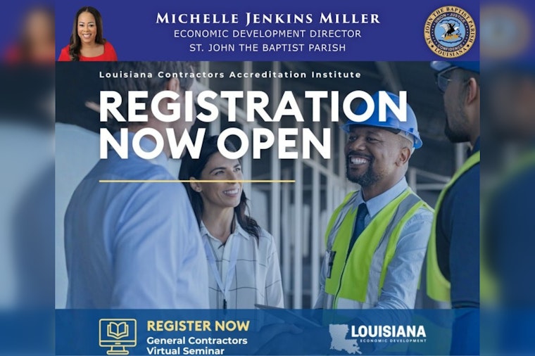 Louisiana Contractors Accreditation Institute Offers 10-Week Virtual Seminar to Boost Skills in Commercial Construction