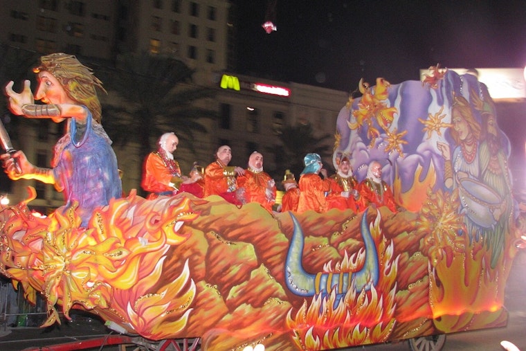 Lundi Gras Madness, Uptown Roars As Proteus And Orpheus Storm St. Charles