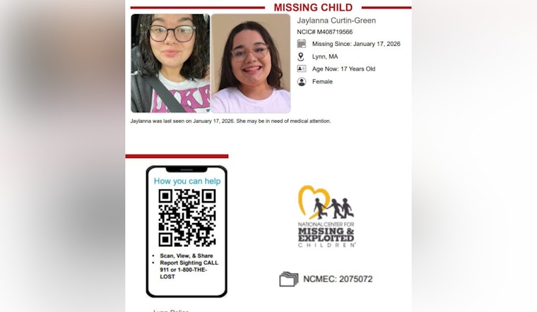 Lynn Police and NCMEC Intensify Search for Missing Teen Jaylanna Curtin-Green Amid Medical Concerns