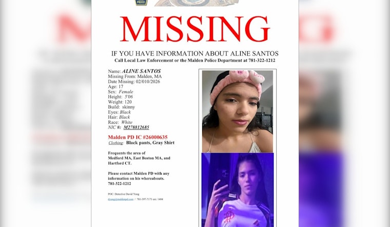 Malden Police Seek Help Finding Missing Teen Aline Santos