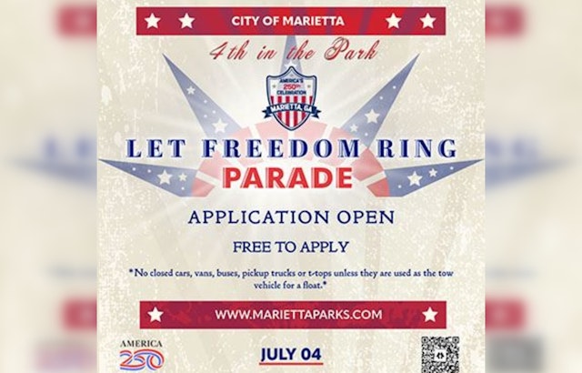 Marietta Calls for Participants to Celebrate America's 250th July 4th in Style with the Let Freedom Ring Parade