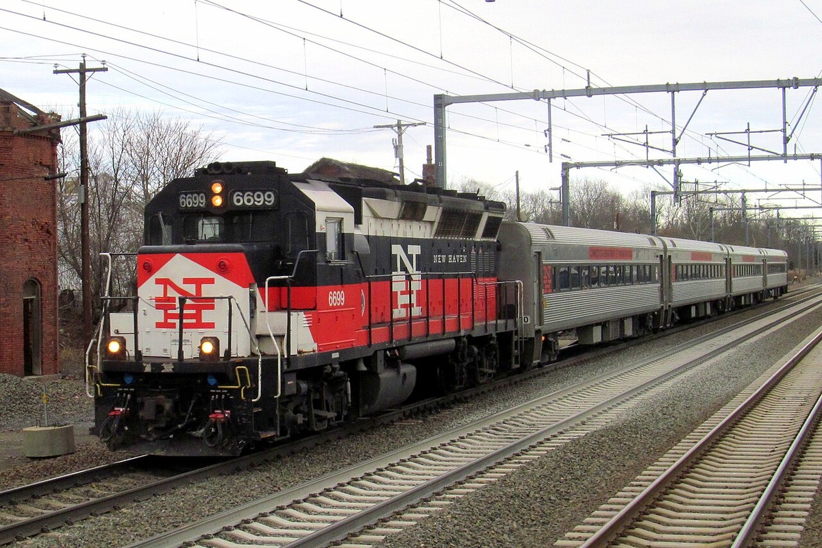 MBTA Unveils Refurbished Locomotive Celebrating New Haven Railroad