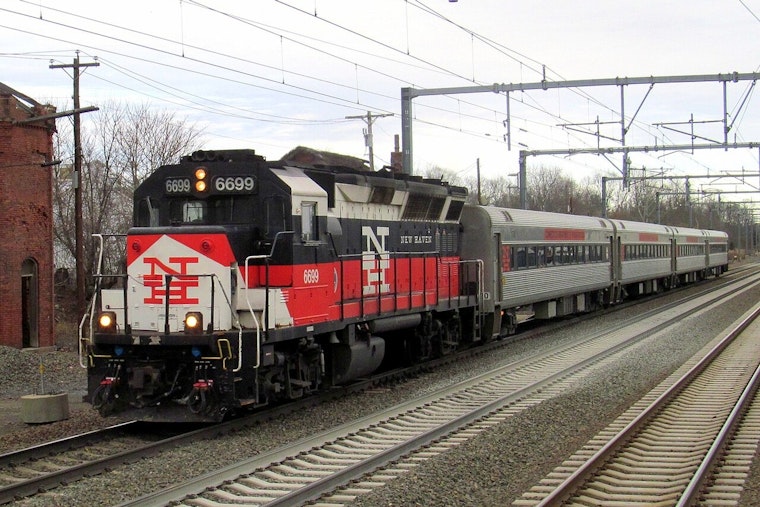 MBTA Unveils Refurbished Locomotive Celebrating New Haven Railroad Legacy