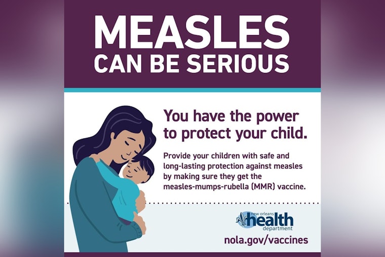 Measles Outbreak Surges in U.S. with Over 3,000 Cases, New Orleans Health Department Urges Vaccinations