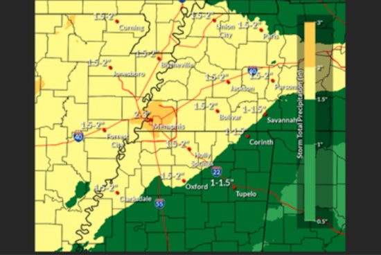 Memphis Braces for Another Round of Heavy Rain This Valentine’s Weekend