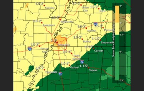 Memphis Braces for Another Round of Heavy Rain This Valentine’s Weekend