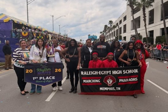 Memphis' Raleigh-Egypt High School Marching Pharaohs Take Top Honors at Jefferson Parish's Rhythm on the Route