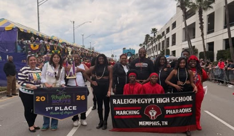 Memphis' Raleigh-Egypt High School Marching Pharaohs Take Top Honors at Jefferson Parish's Rhythm on the Route