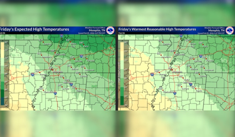 Memphis Weather: Warm Afternoons, Freezing Mornings