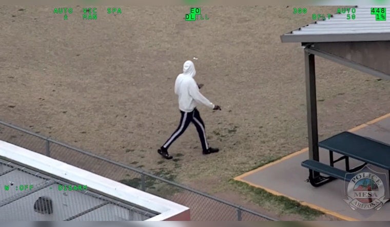 Mesa Cops Swarm School Playground To Nab Stolen-Car Suspect