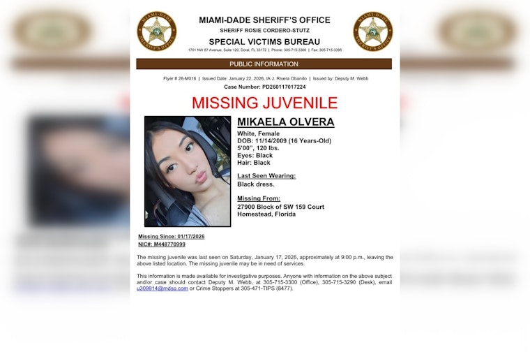 Miami-Dade Community in Distress: Urgent Search Continues for Missing Teen Mikaela Olvera