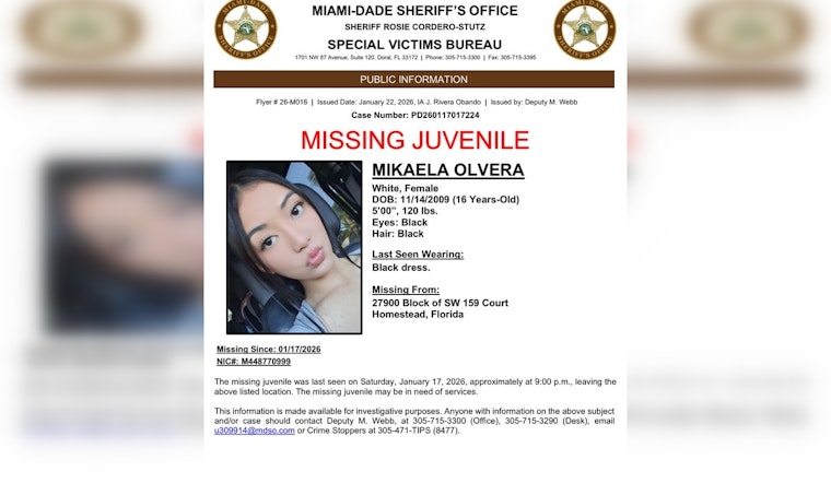 Miami-Dade Community in Distress: Urgent Search Continues for Missing Teen Mikaela Olvera