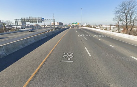 Midnight Rollover Chaos Closes I-35 by Downtown San Antonio