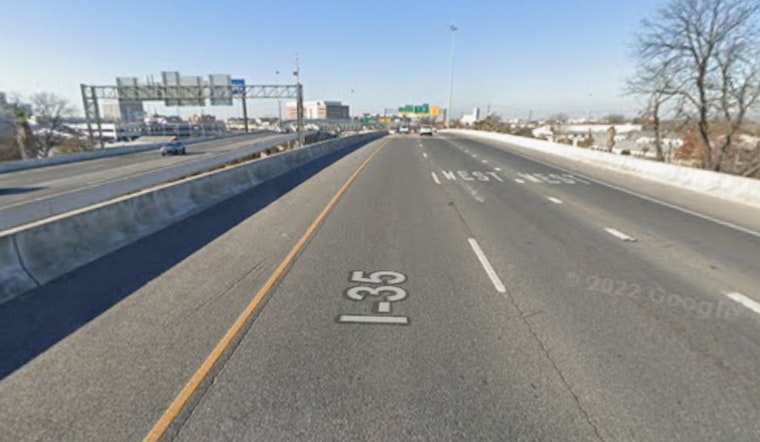 Midnight Rollover Chaos Closes I-35 by Downtown San Antonio