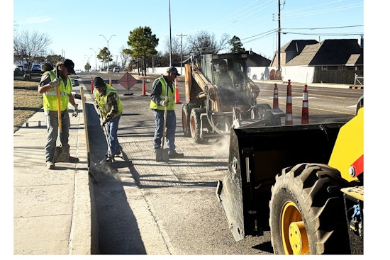 Midwest City Public Works Department Swiftly Completes Road Repairs on S. Post Rd.