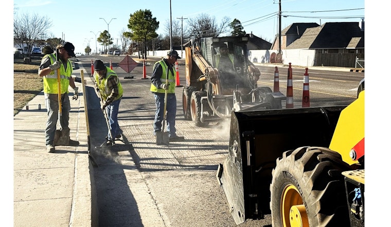 Midwest City Public Works Department Swiftly Completes Road Repairs on S. Post Rd.