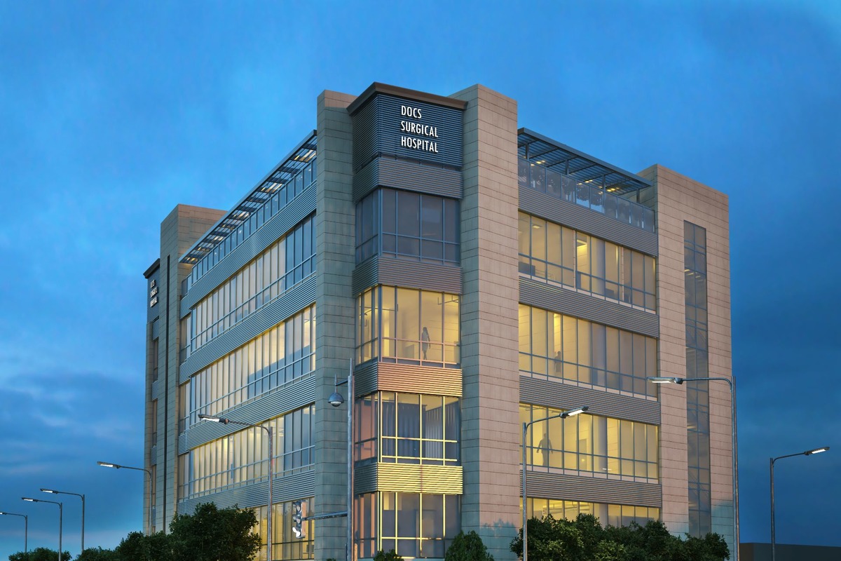 Mid‐Wilshire Spine Hospital Tower Locks In Exterior, Eyes 2026 Opening