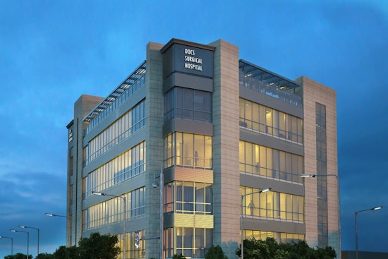 Mid‑Wilshire Spine Hospital Tower Locks In Exterior, Eyes 2026 Opening