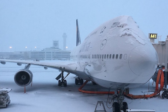 Mile High Meltdown as Snowstorm Chokes Denver Airport Flights