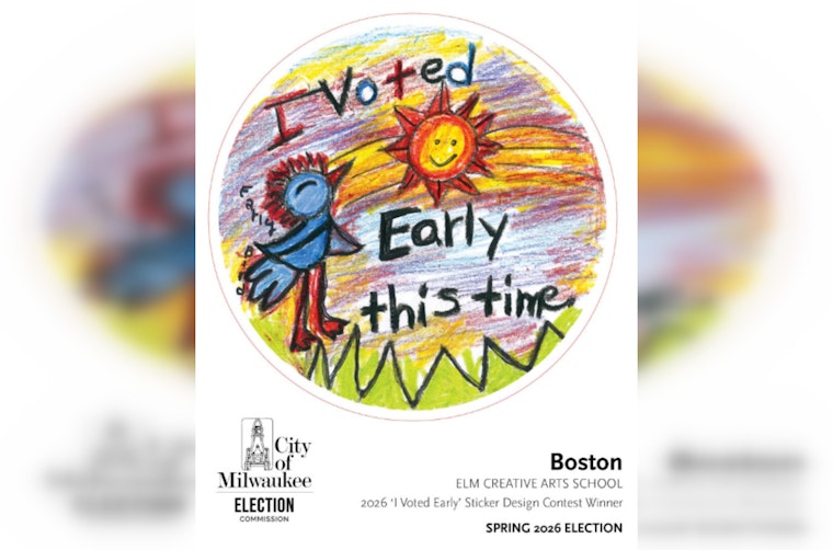 Milwaukee Celebrates Democratic Participation with New "I Voted Early" Stickers Chosen by Community Vote