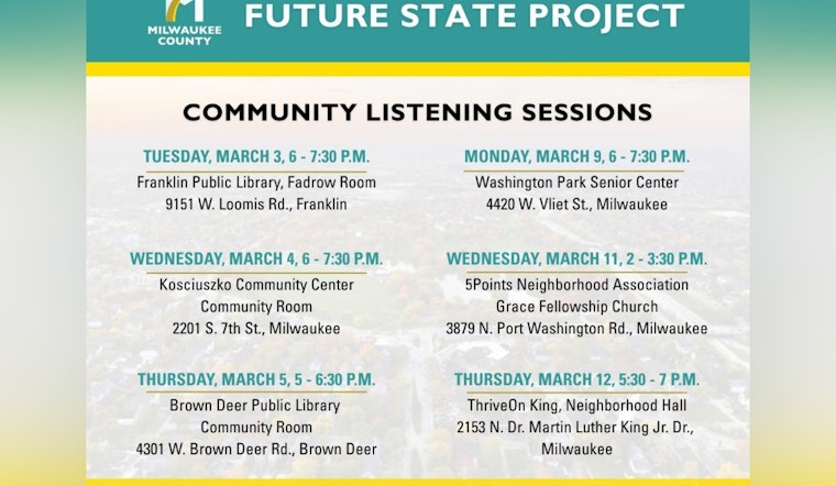 Milwaukee County Launches 'Future State Project' to Enhance Service Efficiency and Promote Equity