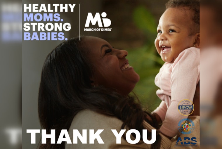 Montgomery County’s Aiding Maternal Health as ABS Donates Over $95K to March of Dimes