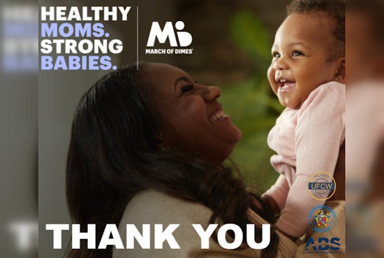 Montgomery County’s Aiding Maternal Health as ABS Donates Over $95K to March of Dimes