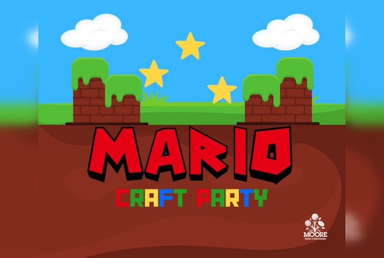 Moore, Oklahoma Celebrates National Mario Day with Free MAR10 Craft Party for Kids
