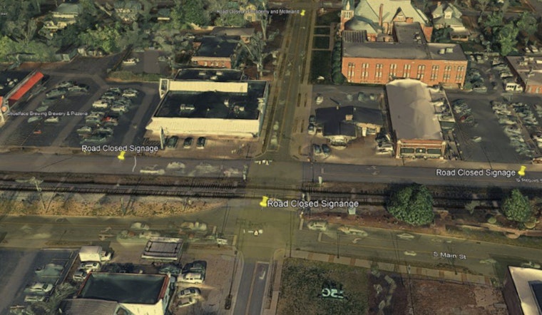 Mooresville Traffic Alert as Urgent Pole Replacement Closes Downtown Intersection for Hours