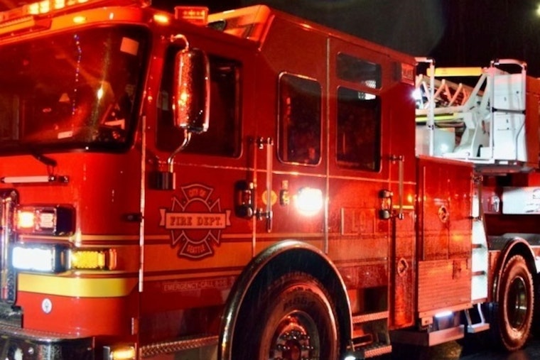 Morning Blaze Rocks Rainier Ave S Apartment Building