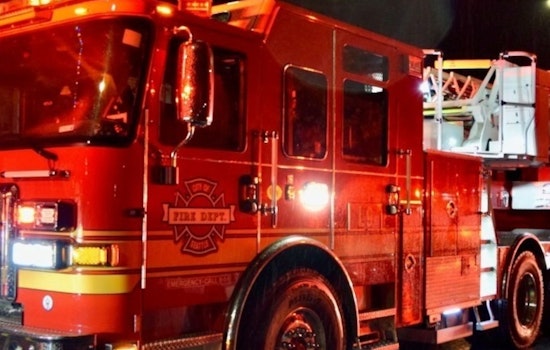 Morning Blaze Rocks Rainier Ave S Apartment Building