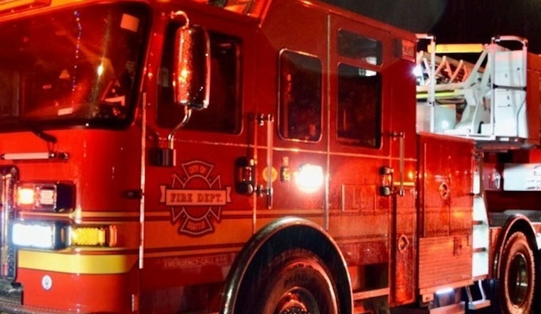 Morning Blaze Rocks Rainier Ave S Apartment Building