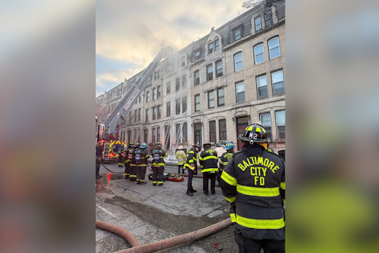 Mount Vernon Inferno Erupts on St. Paul Street Near Penn Station