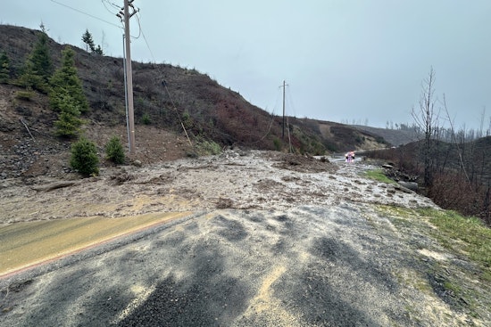 Mudslide Shuts Down North Fork Lifeline Near Mill City