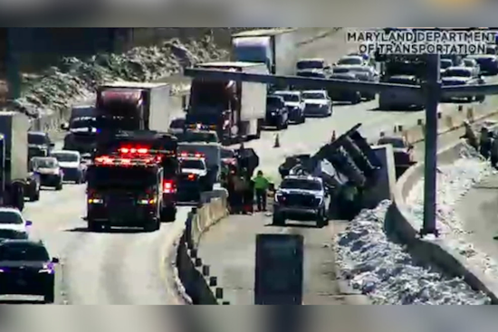 Multi-Vehicle Crash on I-695 Near I-795 Causes Lane Closures, Afternoon Rush Hour Traffic Expected to Be Impacted