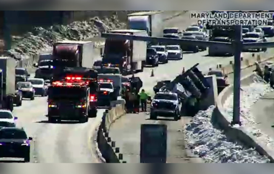 Multi-Vehicle Crash on I-695 Near I-795 Causes Lane Closures, Afternoon Rush Hour Traffic Expected to Be Impacted