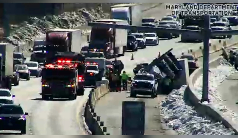 Multi-Vehicle Crash on I-695 Near I-795 Causes Lane Closures, Afternoon Rush Hour Traffic Expected to Be Impacted