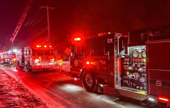 Multiple Fire Departments Tackle Challenging Residential Blaze in West Whiteland Township