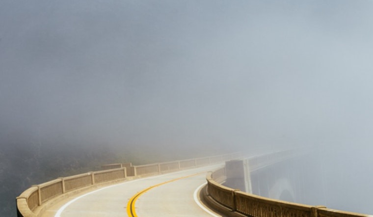 Music City Vanishes In Morning Fog As North Wind Bites The Commute