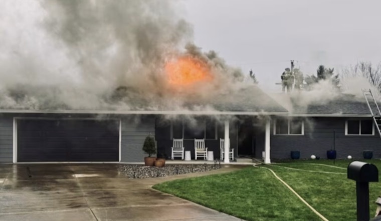 NE Vancouver Roof Goes Up in Flames as Three Residents Escape