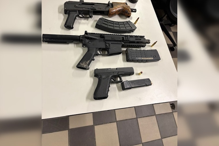 Near West Gun Bust: Cops Nab Three In Stolen Car Case