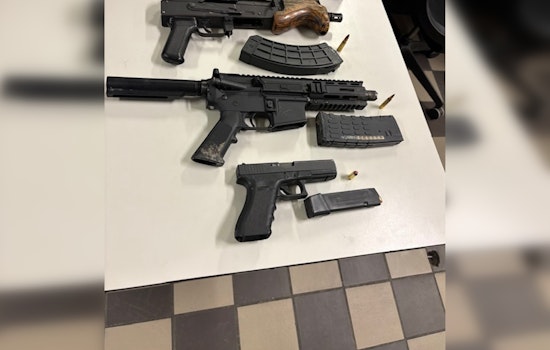 Near West Gun Bust: Cops Nab Three In Stolen Car Case
