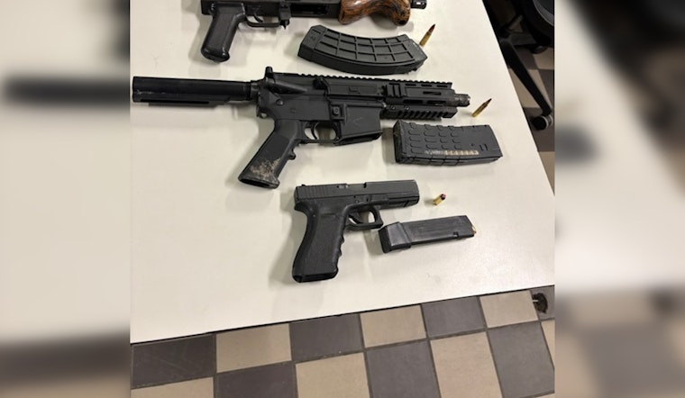 Near West Gun Bust: Cops Nab Three In Stolen Car Case