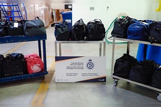 Nearly 600 Pounds of Meth Seized at Blue Water Bridge in Port Huron; Ontario Resident Charged