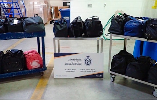 Nearly 600 Pounds of Meth Seized at Blue Water Bridge in Port Huron; Ontario Resident Charged