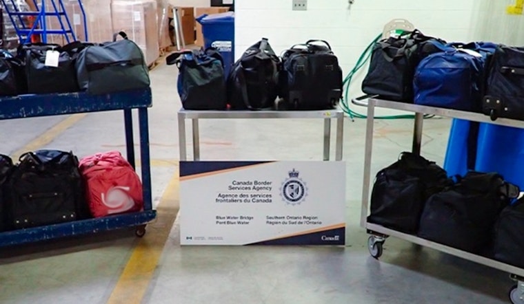 Nearly 600 Pounds of Meth Seized at Blue Water Bridge in Port Huron; Ontario Resident Charged
