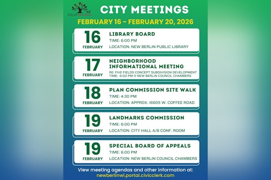 New Berlin Invites Community Involvement with Transparent Meeting Series and Accessible Resources