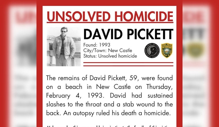 New Hampshire State Police Seek Public Aid in 1993 Cold Case Murder of David Pickett in New Castle